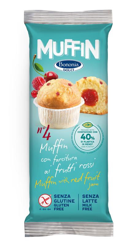 Milk free Muffin with ered fruit filling