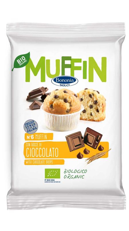 Muffin con gocce di cioccolato